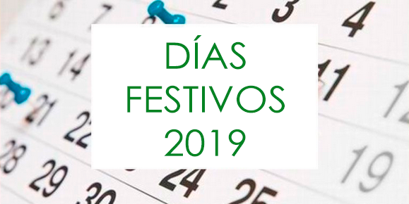 Calendario de fiestas laborales CC.AA para el 2019