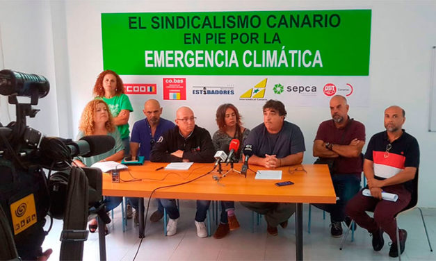 El Sindicalismo Canario en pie por la Emergencia Climática